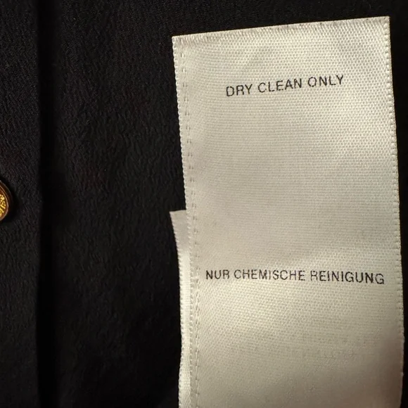 True Religion black silk button down shirt - Picture 7 of 8